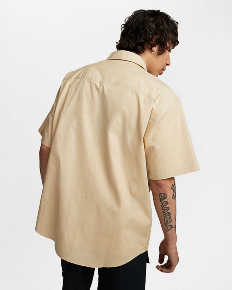 Converse Woven Cargo Shirt Oatmilk  | NRV-5915539