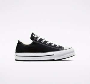 Converse Chuck Taylor All Star Lift Plateforme Noir Blanche Noir  | KFN-2457407