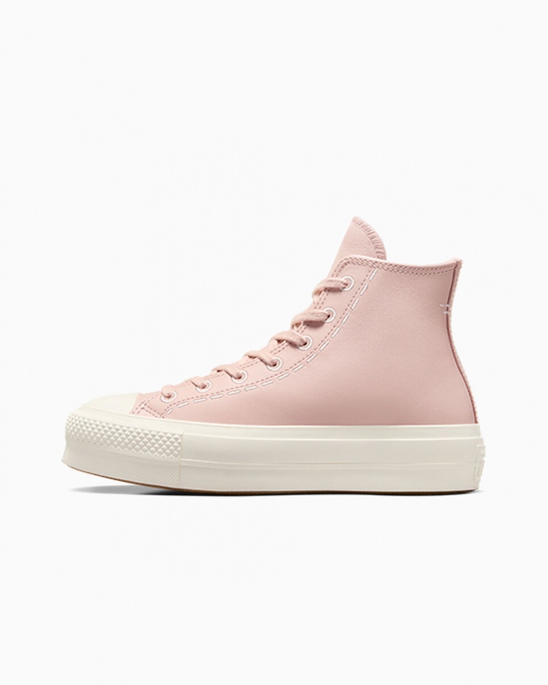 Converse Chuck Taylor All Star Lift Plateforme Bold Stitch Rose Rose  | GME-0129600