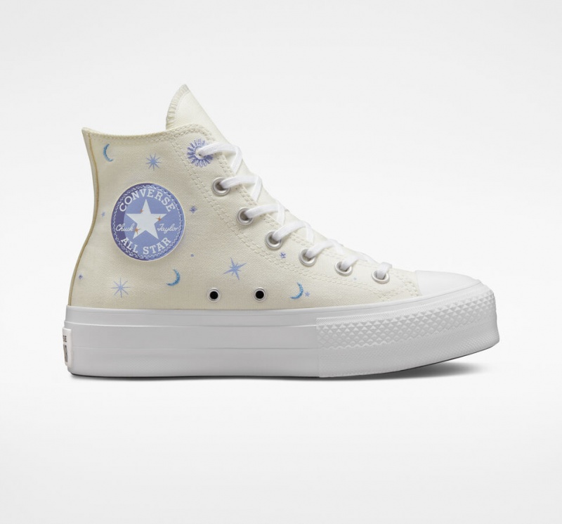 Converse Chuck Taylor All Star Lift Plateforme Celestial Violette  | FLE-8217180