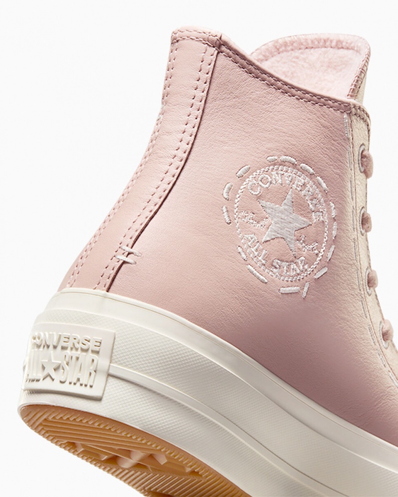 Converse Chuck Taylor All Star Lift Plateforme Bold Stitch Rose Rose  | GME-0129600