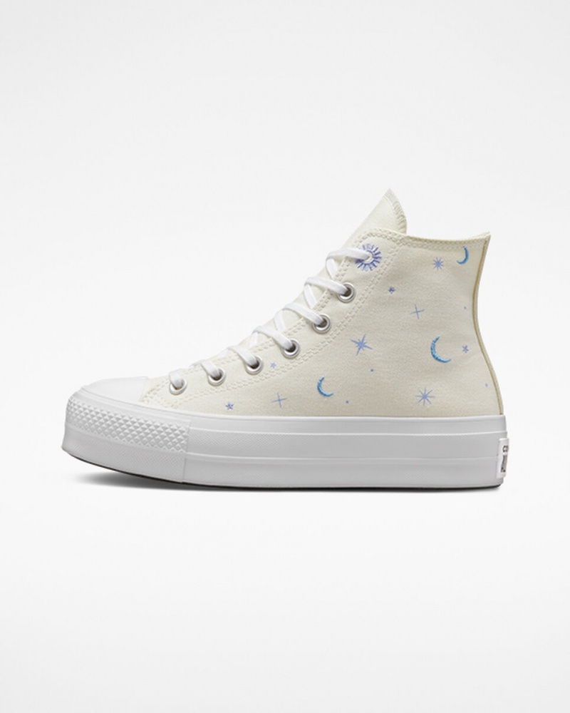 Converse Chuck Taylor All Star Lift Plateforme Celestial Violette  | FLE-8217180