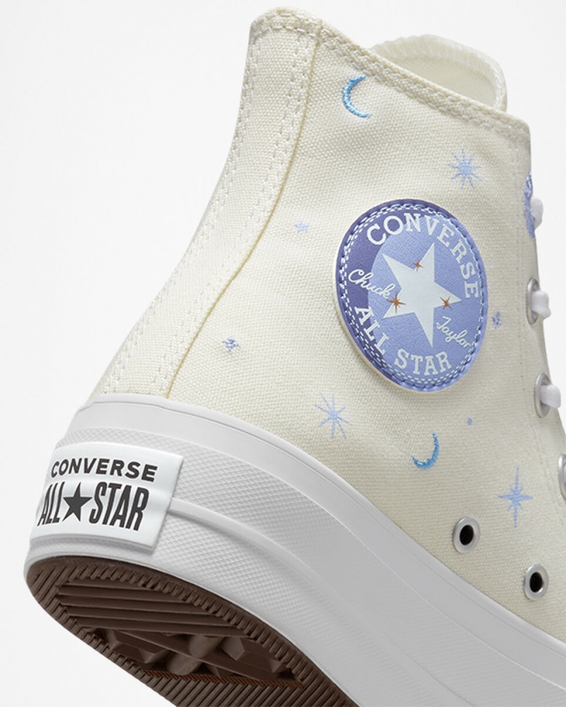 Converse Chuck Taylor All Star Lift Plateforme Celestial Violette  | FLE-8217180