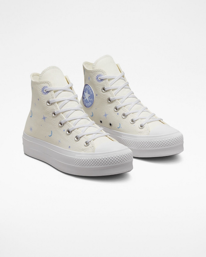 Converse Chuck Taylor All Star Lift Plateforme Celestial Violette  | FLE-8217180