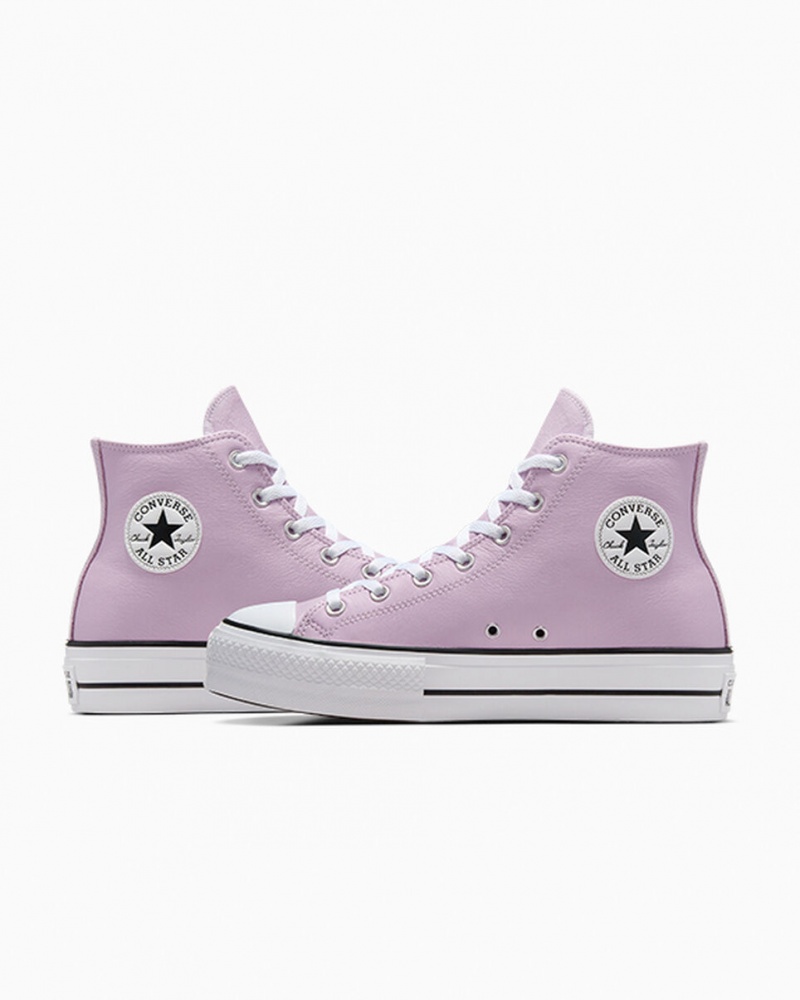 Converse Chuck Taylor All Star Lift Plateforme Excess Materials Blanche Noir  | XEP-6268184