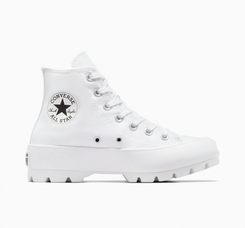 Converse Chuck Taylor All Star Lugged Blanche Noir Blanche  | KHA-1989842