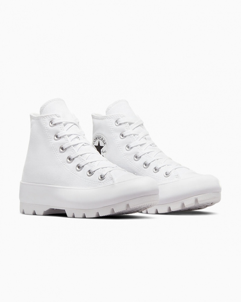 Converse Chuck Taylor All Star Lugged Blanche Noir Blanche  | KHA-1989842