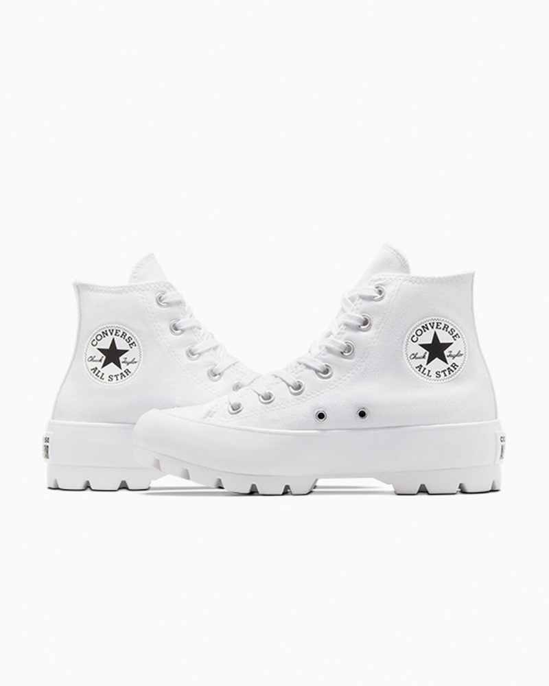 Converse Chuck Taylor All Star Lugged Blanche Noir Blanche  | KHA-1989842