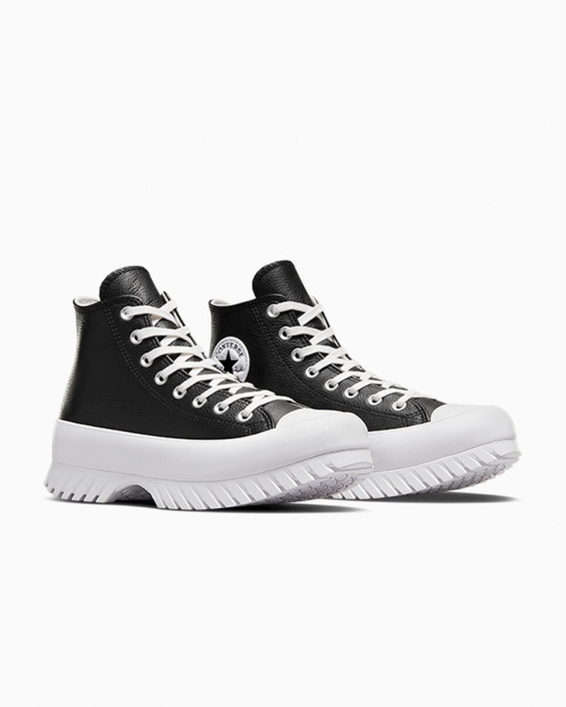 Converse Chuck Taylor All Star Lugged 2.0 Cuir Noir Blanche  | CGM-2231700