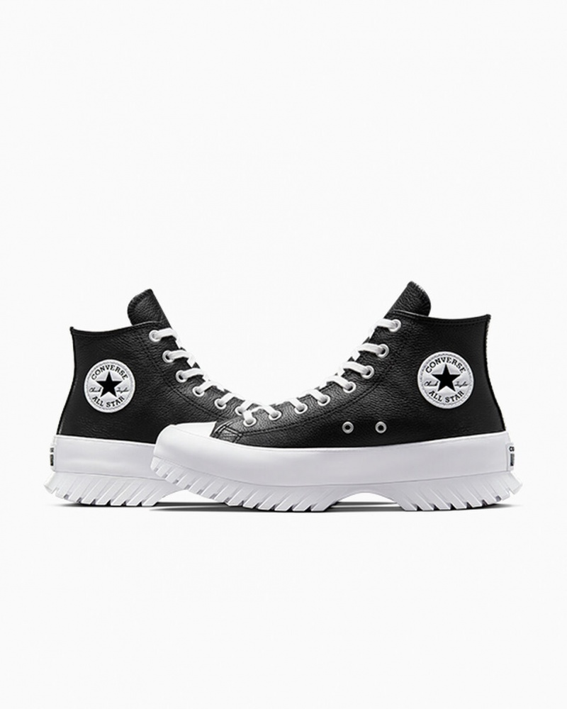 Converse Chuck Taylor All Star Lugged 2.0 Cuir Noir Blanche  | CGM-2231700