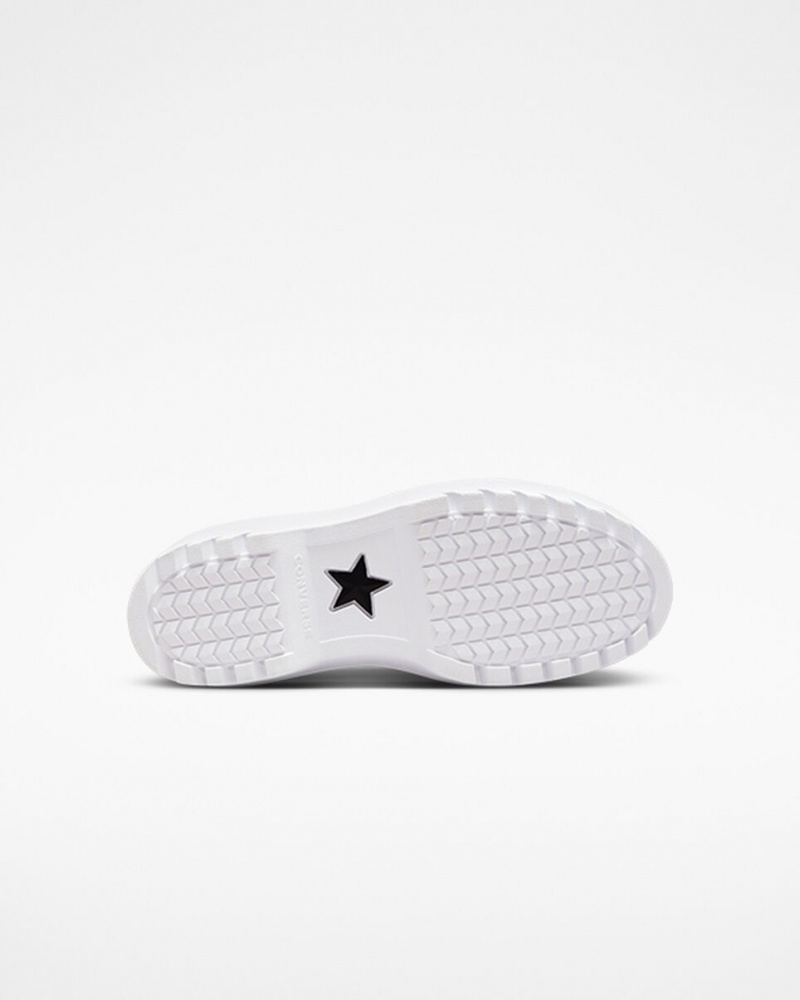 Converse Chuck Taylor All Star Lugged Lift Plateforme Tela Blanche Blanche Noir  | ROD-4959646