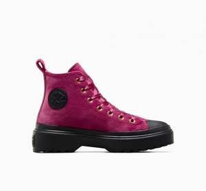 Converse Chuck Taylor All Star Lugged Lift Plateforme Velvet Noir Noir  | ESV-8757830