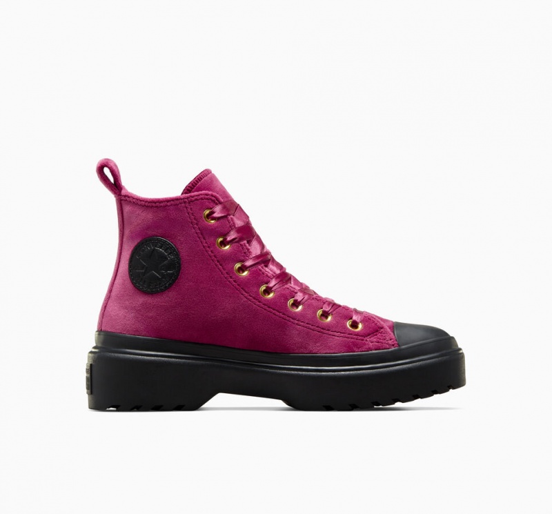 Converse Chuck Taylor All Star Lugged Lift Plateforme Velvet Noir Noir  | ZYE-2457847