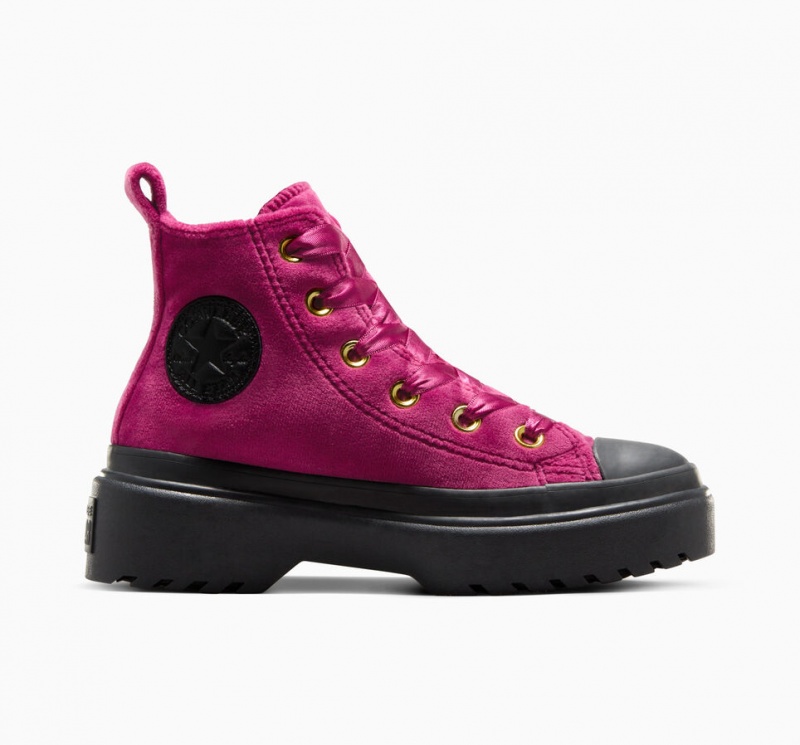 Converse Chuck Taylor All Star Lugged Lift Plateforme Velvet Noir Noir  | VFU-0858411