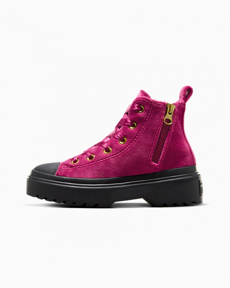 Converse Chuck Taylor All Star Lugged Lift Plateforme Velvet Noir Noir  | VFU-0858411