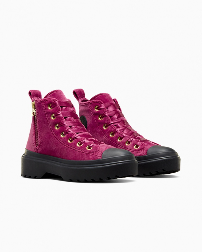 Converse Chuck Taylor All Star Lugged Lift Plateforme Velvet Noir Noir  | ZYE-2457847