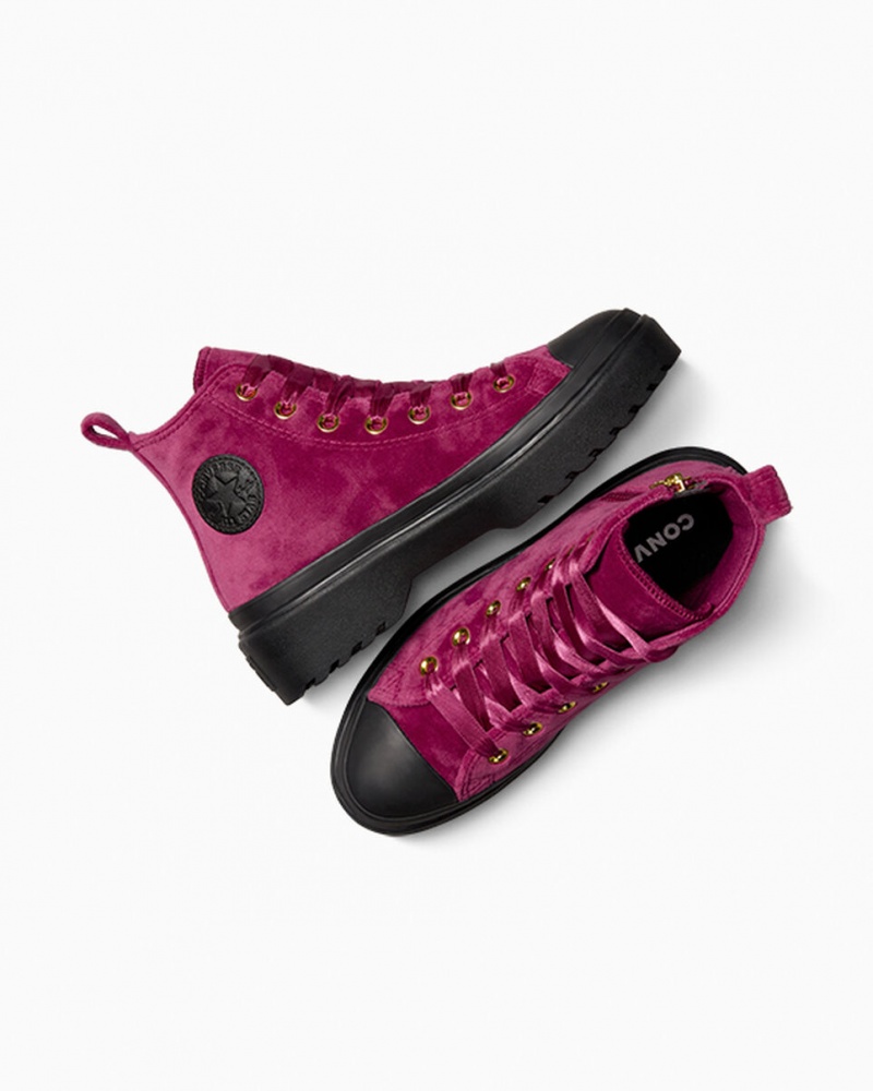 Converse Chuck Taylor All Star Lugged Lift Plateforme Velvet Noir Noir  | ZYE-2457847