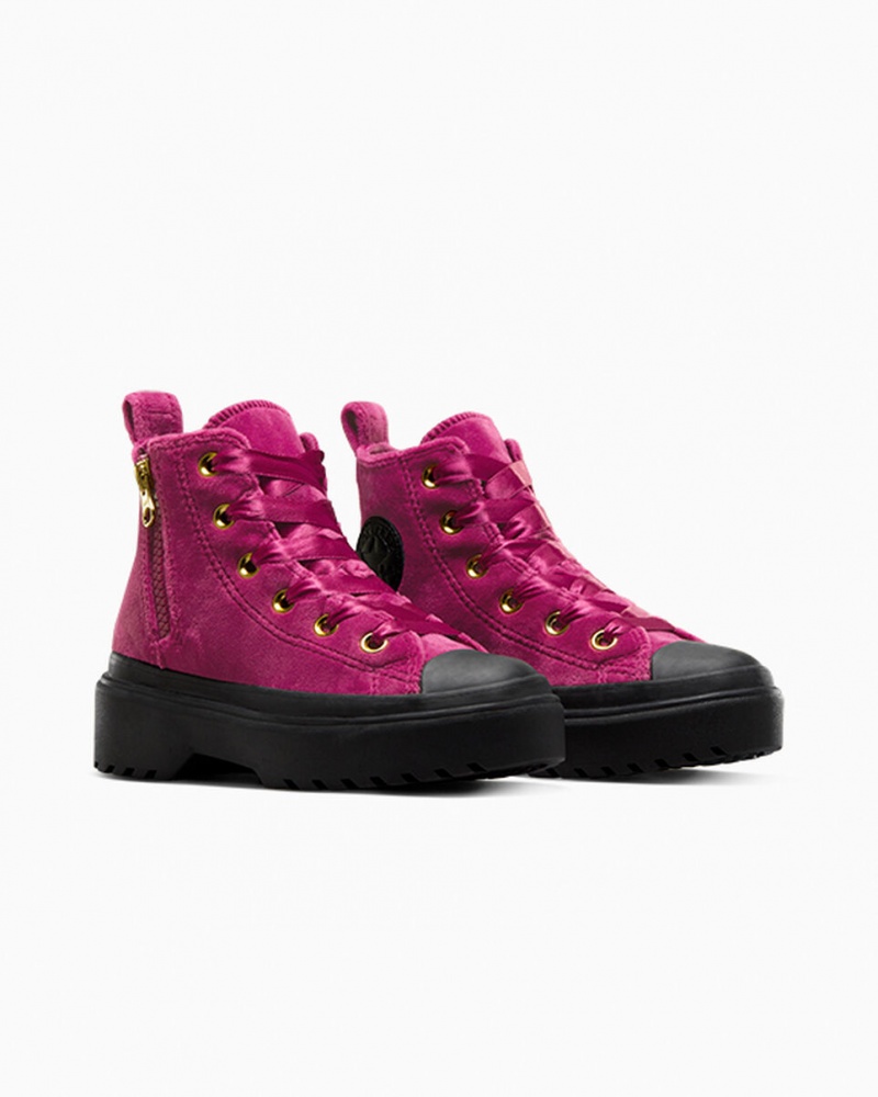 Converse Chuck Taylor All Star Lugged Lift Plateforme Velvet Noir Noir  | VFU-0858411