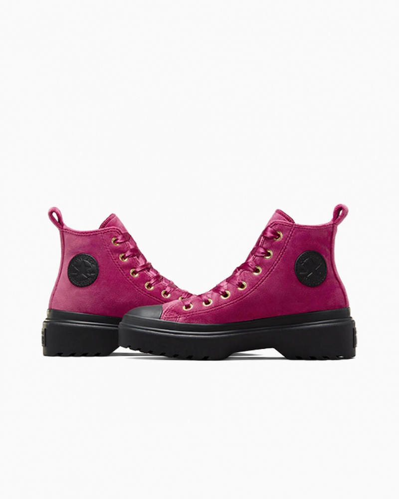 Converse Chuck Taylor All Star Lugged Lift Plateforme Velvet Noir Noir  | ZYE-2457847