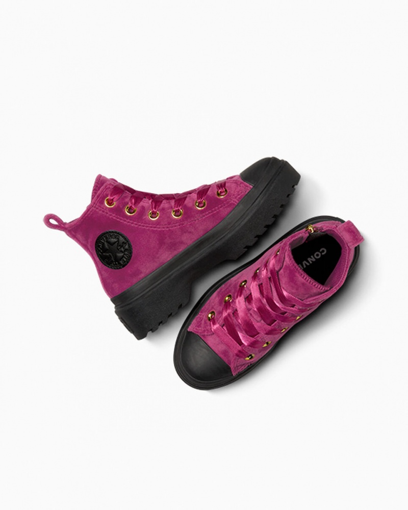 Converse Chuck Taylor All Star Lugged Lift Plateforme Velvet Noir Noir  | VFU-0858411