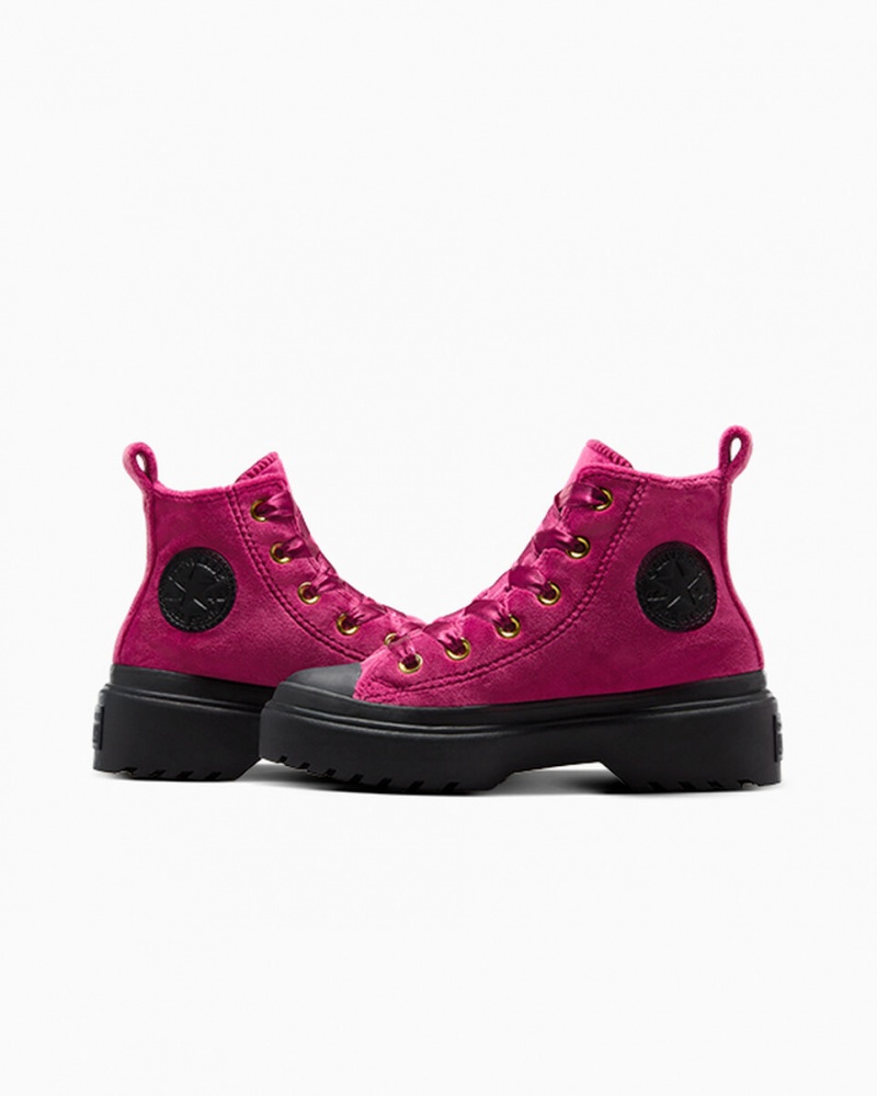 Converse Chuck Taylor All Star Lugged Lift Plateforme Velvet Noir Noir  | VFU-0858411