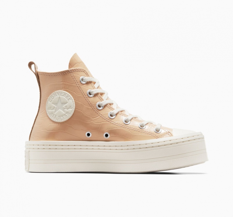 Converse Chuck Taylor All Star Modern Lift Plateforme Embossed Epic Dune / Epic Dune / Egret  | DWO-6098334