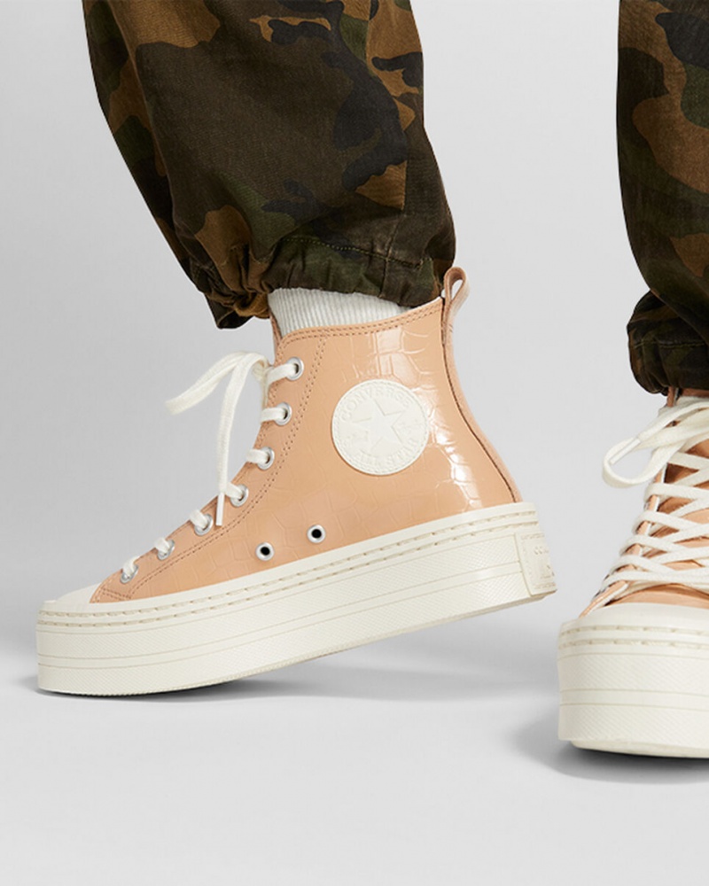 Converse Chuck Taylor All Star Modern Lift Plateforme Embossed Epic Dune / Epic Dune / Egret  | DWO-6098334