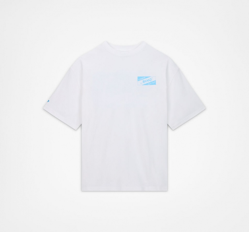 Converse Converse x Awake NY Jersey T-Shirt Blanche  | SEP-1123707