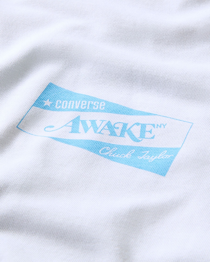 Converse Converse x Awake NY Jersey T-Shirt Blanche  | SEP-1123707