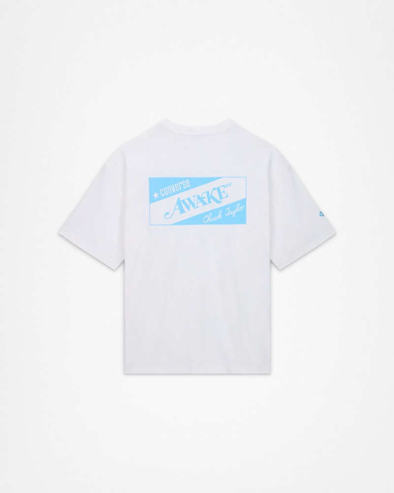 Converse Converse x Awake NY Jersey T-Shirt Blanche  | SEP-1123707