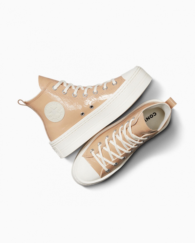 Converse Chuck Taylor All Star Modern Lift Plateforme Embossed Epic Dune / Epic Dune / Egret  | DWO-6098334