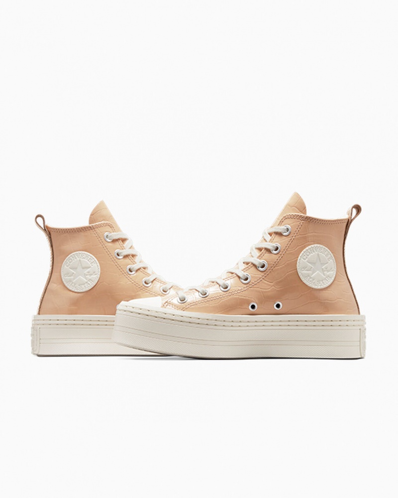 Converse Chuck Taylor All Star Modern Lift Plateforme Embossed Epic Dune / Epic Dune / Egret  | DWO-6098334