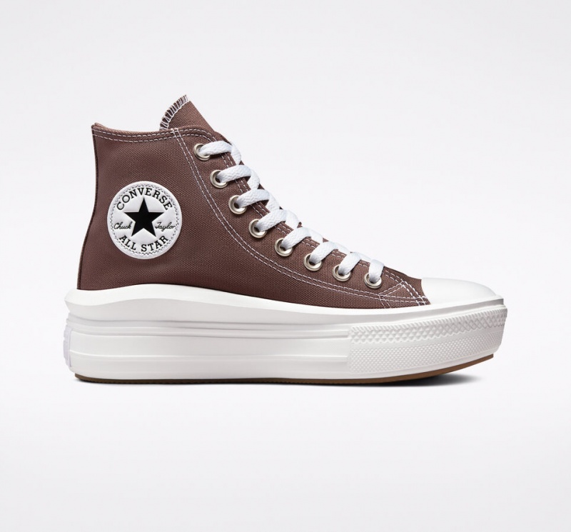 Converse Chuck Taylor All Star Move Plateforme Blanche  | KQB-6554592