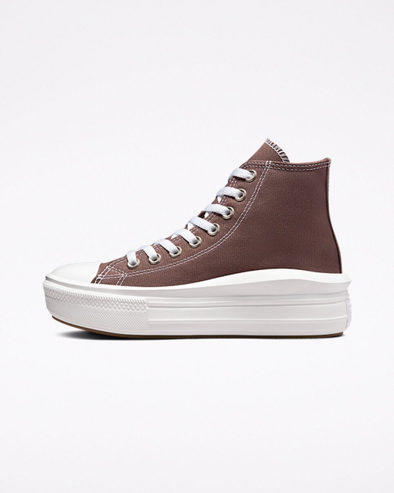 Converse Chuck Taylor All Star Move Plateforme Blanche  | KQB-6554592