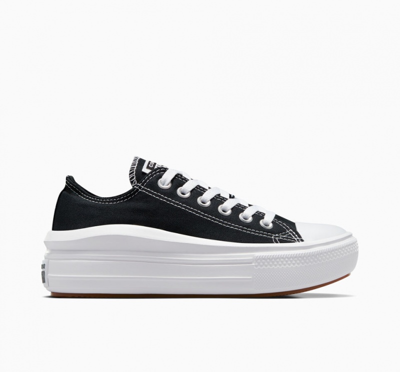 Converse Chuck Taylor All Star Move Plateforme Noir Blanche Blanche  | DXB-5219094