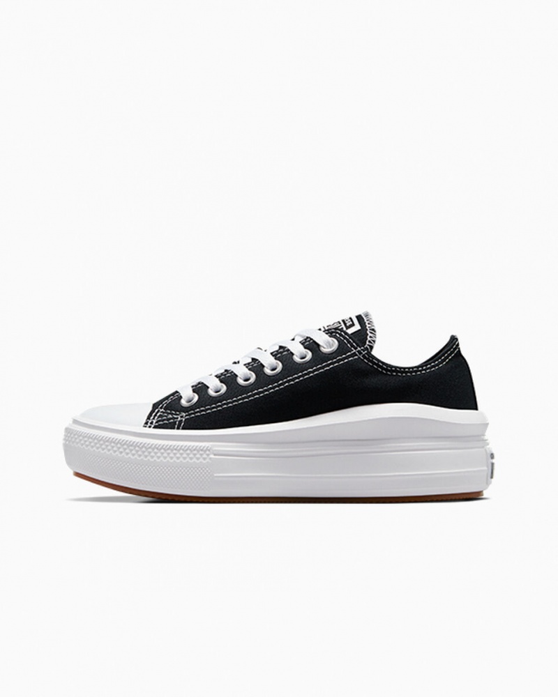 Converse Chuck Taylor All Star Move Plateforme Noir Blanche Blanche  | DXB-5219094