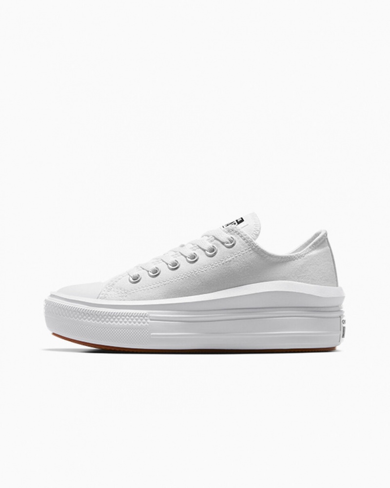 Converse Chuck Taylor All Star Move Plateforme Blanche Blanche Blanche  | EDO-5901591