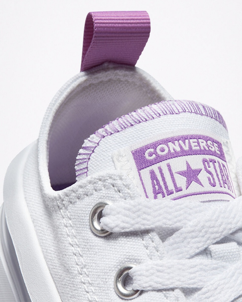 Converse Chuck Taylor All Star Move Plateforme Blanche Violette Blanche  | NLN-3940812