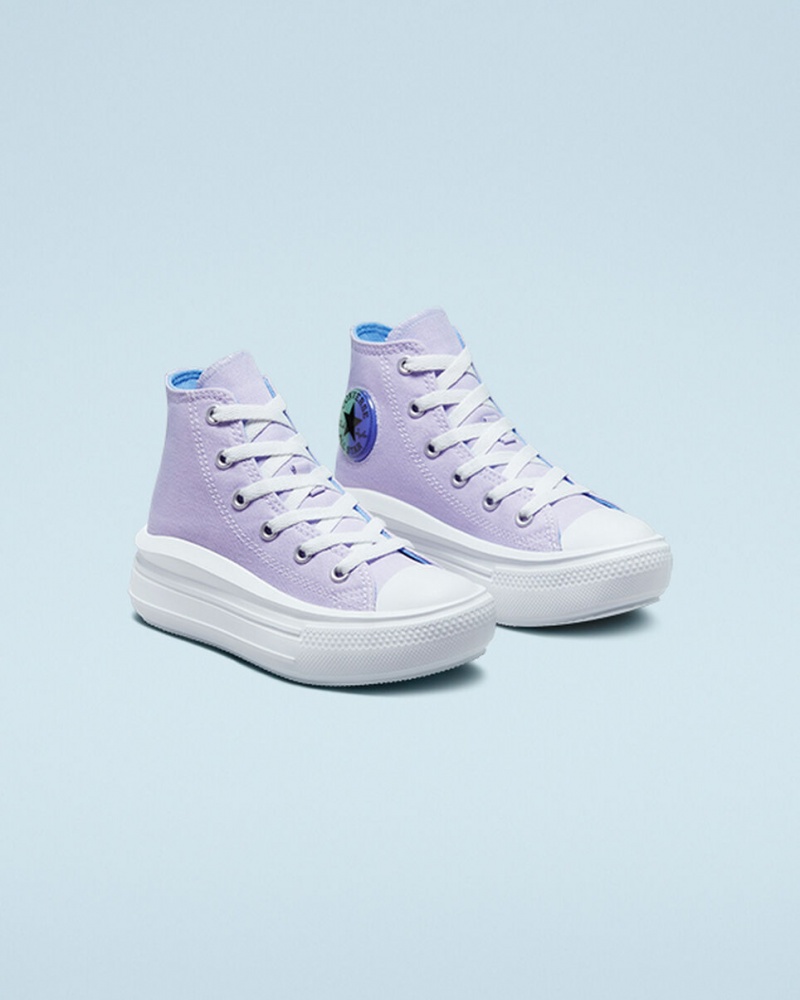 Converse Chuck Taylor All Star Move Plateforme Gel Patch Bleu Royal  | NVJ-9525465