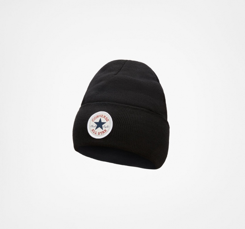 Converse Chuck Taylor All Star Patch Beanie Noir  | AQQ-0370402