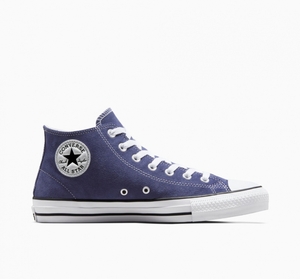 Converse Chuck Taylor All Star Pro Daim Bleu Blanche Noir  | EHD-7358573