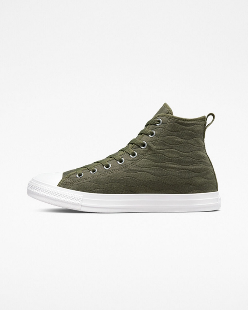 Converse Chuck Taylor All Star Matelassé Vert  | UNA-2535923