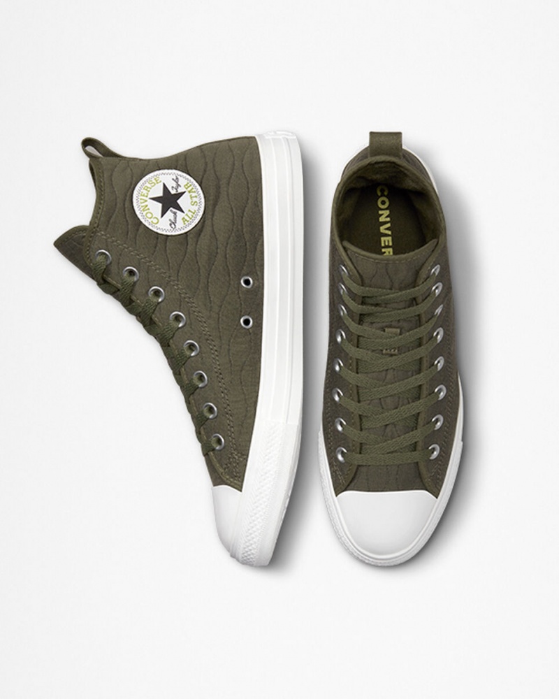 Converse Chuck Taylor All Star Matelassé Vert  | UNA-2535923