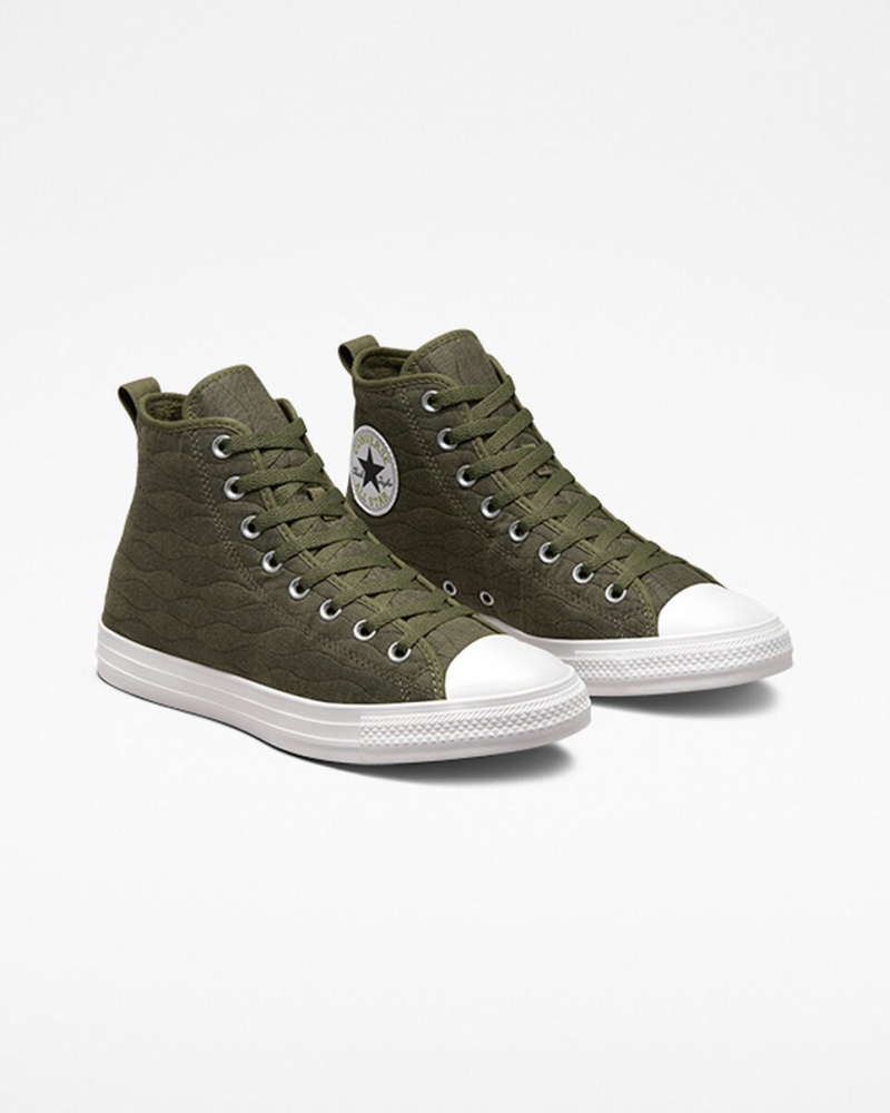 Converse Chuck Taylor All Star Matelassé Vert  | UNA-2535923