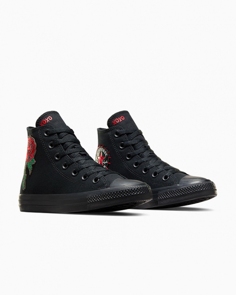 Converse Chuck Taylor All Star Rose Noir Rouge Vert  | MZP-0899090