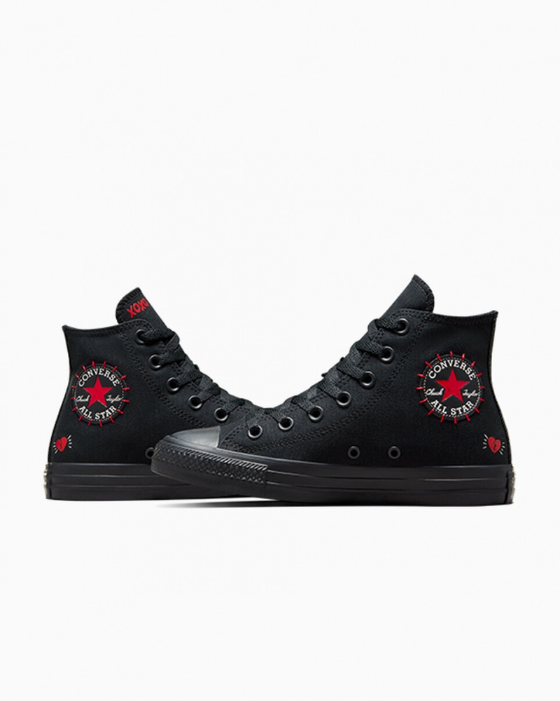 Converse Chuck Taylor All Star Rose Noir Rouge Vert  | MZP-0899090