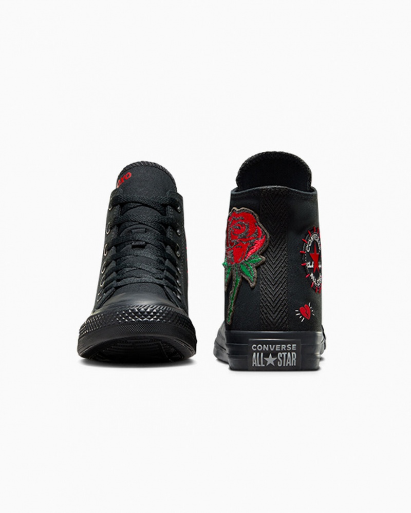 Converse Chuck Taylor All Star Rose Noir Rouge Vert  | MZP-0899090