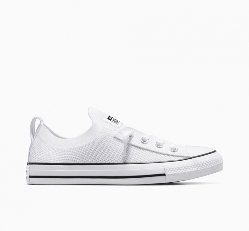 Converse Chuck Taylor All Star Shoreline Knit Slip Blanche Noir Blanche  | JMU-2531380