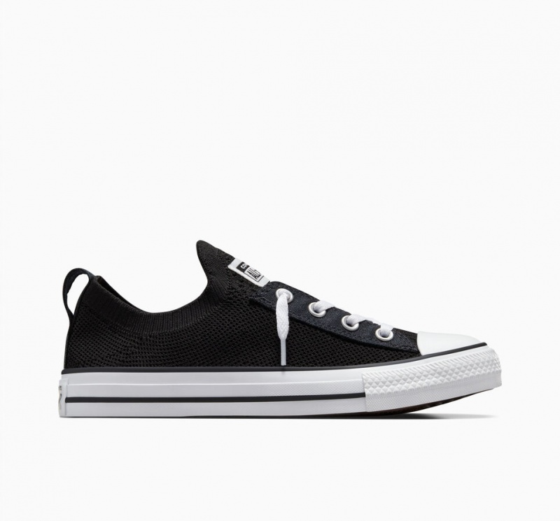 Converse Chuck Taylor All Star Shoreline Knit Slip Noir Blanche Noir  | SMJ-5868939