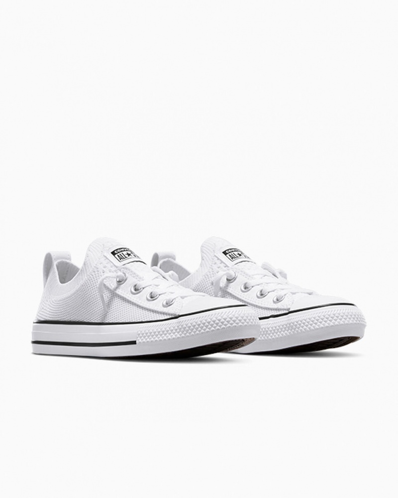 Converse Chuck Taylor All Star Shoreline Knit Slip Blanche Noir Blanche  | JMU-2531380